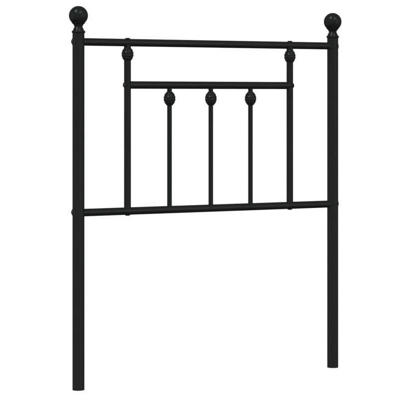 Aliha Headboard, 97cm H x 80cm W x 3cm D, Black