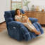 Fauteuil inclinable pivotant de 41,5 po de largeur, surdimensionné et pivotant avec port USB Type-C-108558827