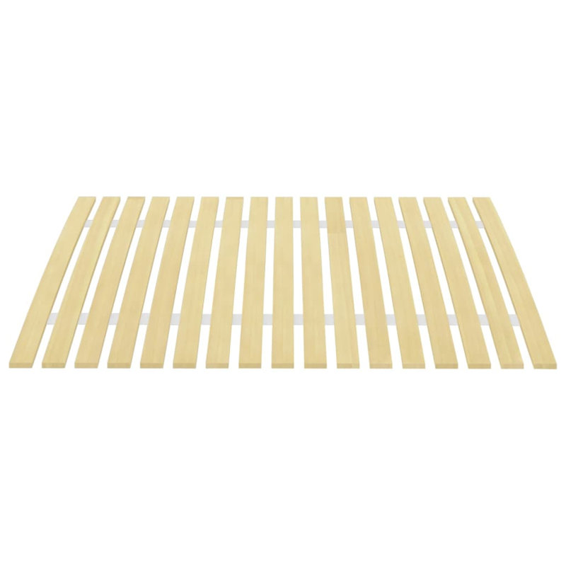 vidaXL Slatted Bed Base Solid poplar wood Foldable, 35.4" x 78.7"