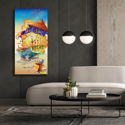 Epic Graffiti 'Surf Soleil' By James Mazzotta Canv " Surf Soleil " by James Mazzotta