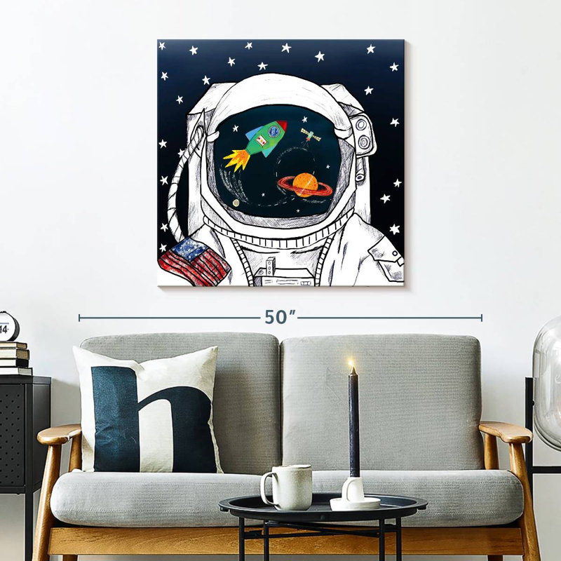 Oberle Looking At The Galaxy I, 30" H x 30" W