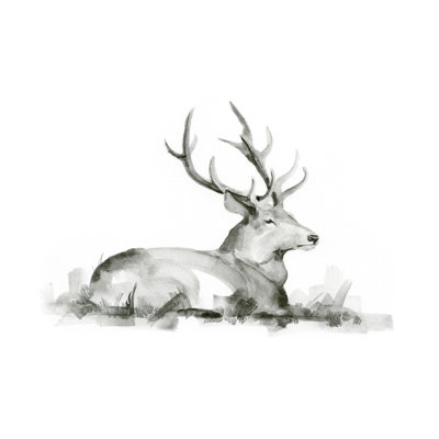 Reproduction d’art sur toile tendue, "stag Stag I" par Jacob Green