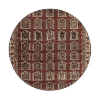 Persian Black Indoor and Outdoor Area Rug