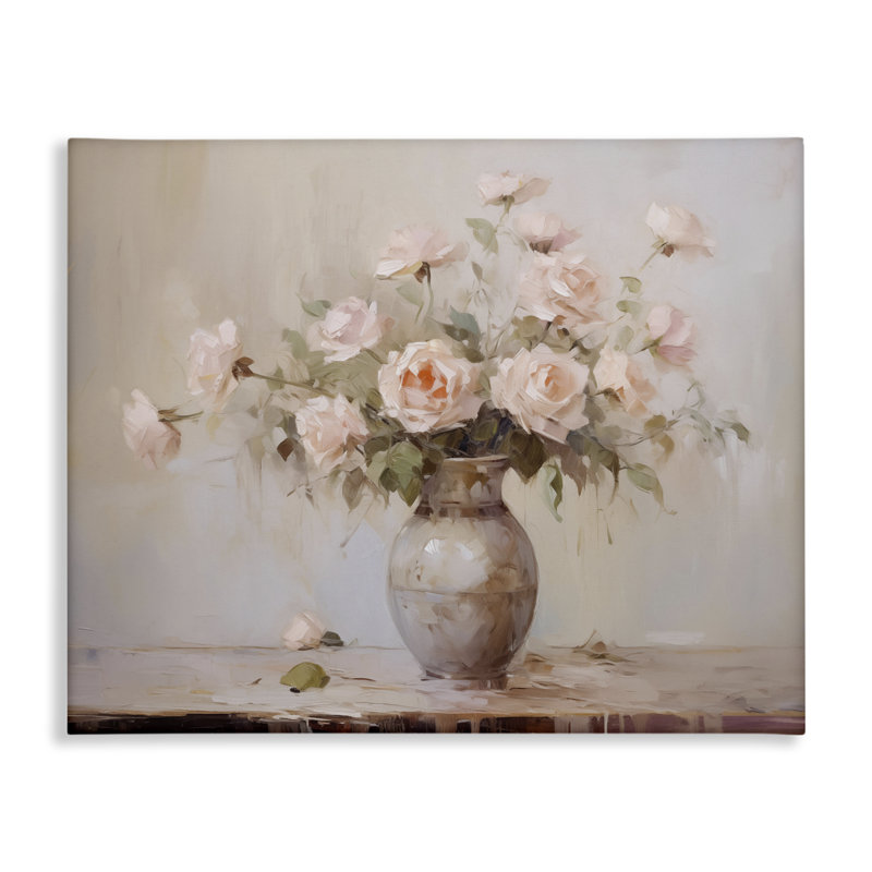 Toile romantique Bouquet de roses, design par Arlington Prints, H 16 po x l 20 po