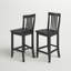 Tabouret de bar et de comptoir à siège capitonné en losange-2145297193-2145297186