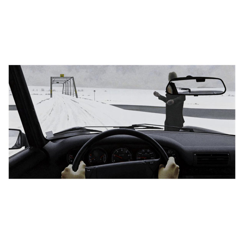 Traveller par Alex Colville - Impression giclée, H 22 po x l 28 po