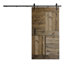 Porte de grange à panneaux en bois S Series avec trousse de quincaillerie d'installation-70348515-63170923
