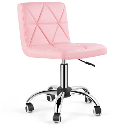 Deirde Faux Leather Task Chair by Ebern Designs