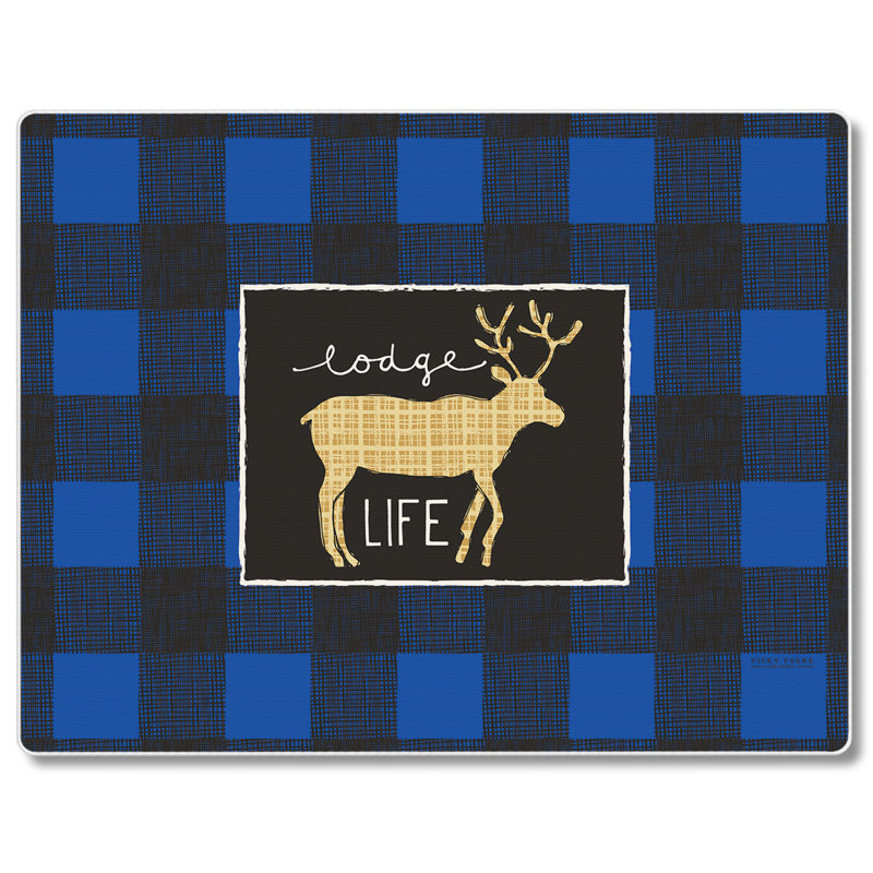Lodge Life 3mm Tempered Glass Cutting Board 10" x 8"