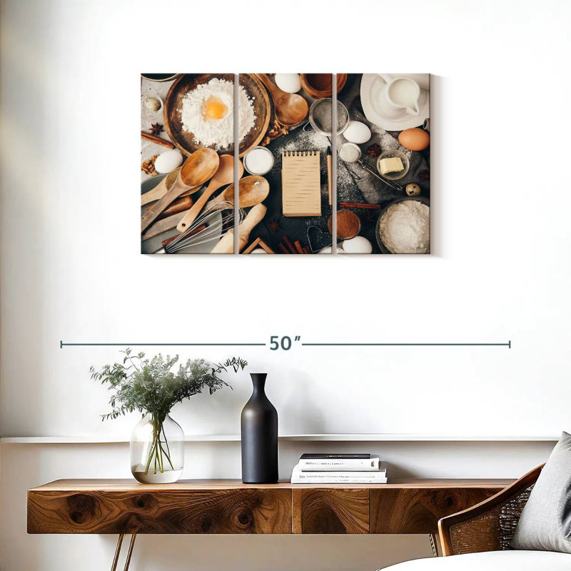 Senne Busy Baking, 20" H x 33" W