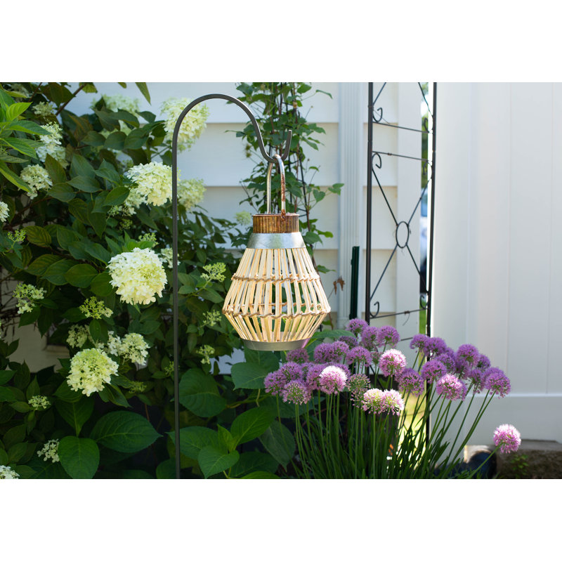 Echo Valley 2398 Lumisphere Wicker Solar Lantern - Conical