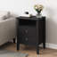 Table de chevet avec 2 tiroirs-116933081