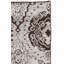 Tapis gris en viscose / laine / coton noué à la main Donnavon-24291675