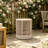 Beige Rope & Natural Acacia Wood Round Outdoor Side Table, Weather-Resistant Patio Accent Table For Garden, Yard, Balcony-1199822150