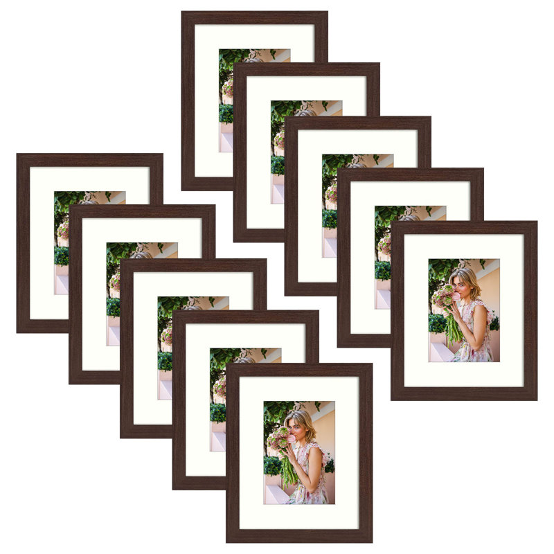 Cadre photo mural 8 "x 10" Dreketi, Noyer