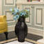 Ensemble de 2 vases de sol décoratifs en duo - noir-1081098563