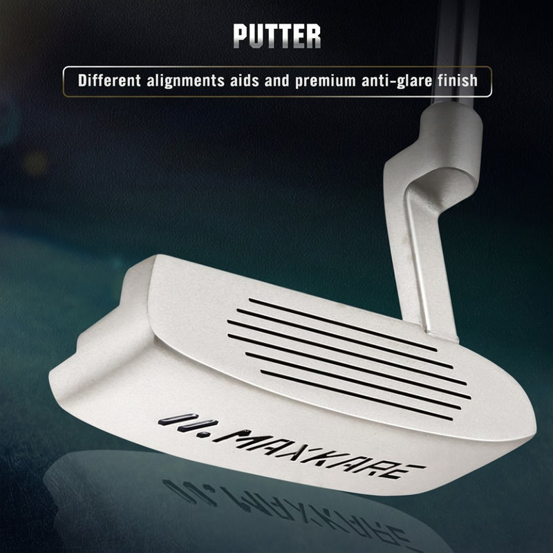 Ensemble de golf complet de 9 pièces (homme et femme) : conducteur, bois de parcours, hybride, fers, putter et sac trépied