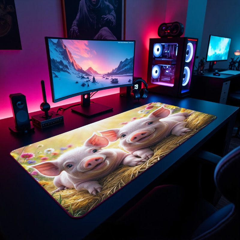 Polyester Desk Pad, 31.5x15.5