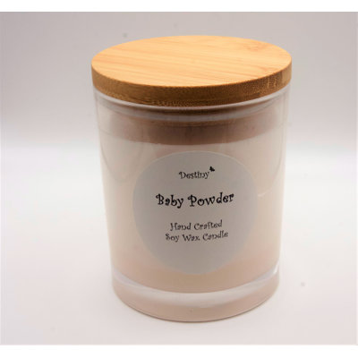Glass Jar Candle with Holder