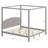 Canopy Platform Bed With Headboard-1822686912