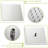 10 Inch Wall Mounted Square Shower In Brushed Nickel - Waterfall Tub Spout, 3 Function, Rainfall Shower, Handheld Implement System With Spout Nickel, Rain Handheld, Facility Kit-120951924