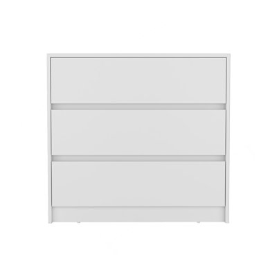 Dresser Maldus, Three Drawers, White Finish