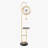 Modern light luxury wall-mounted shelf floor clock