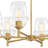 Dolena 6 - Light Steel Dimmable Shaded / Spider Chandelier-1429660046