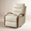 Azilda 29" Genuine Leather Manual Swivel Recliner