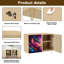 Buffet Buffet avec rangement Vibrant Abstract Feather
