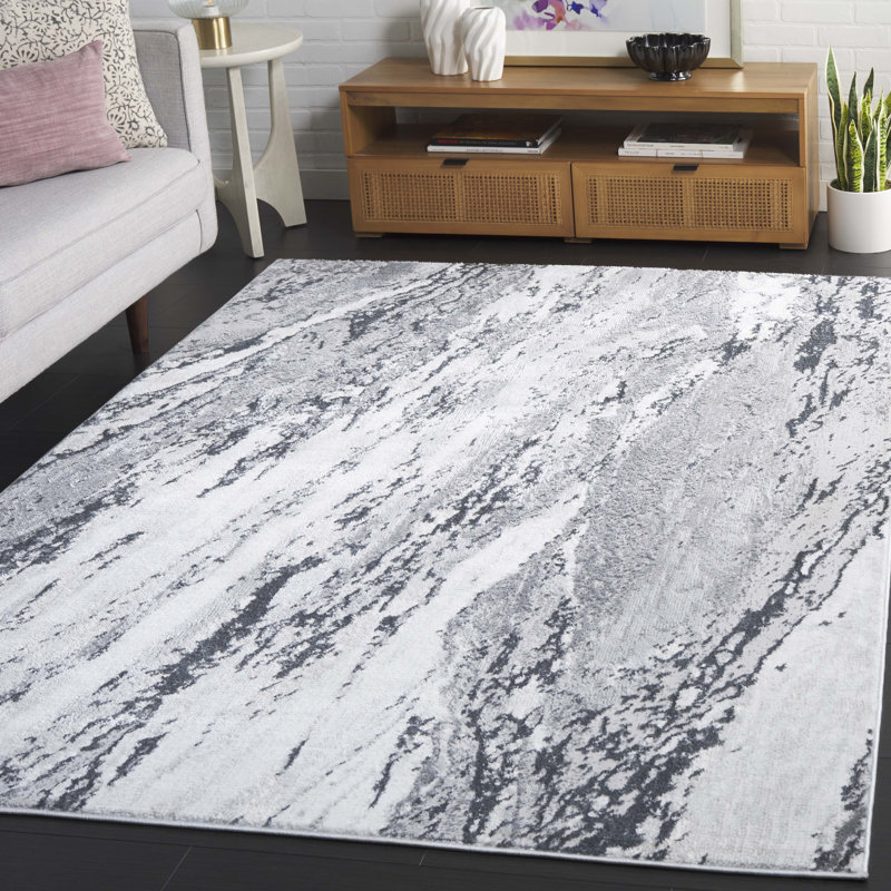 Tapis abstrait Kayliann Performance