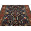 Tapis bleu marine et rouille 5 x 8