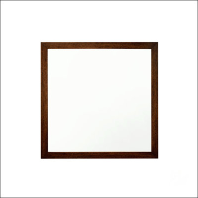 Sophisticated Square Mirror With Clean Edge And Horizontal Orientation, Perfect For Enhancing Various Interior Spaces And Decor Styles.