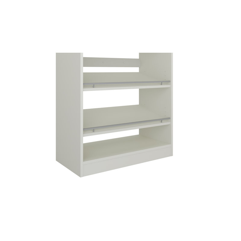 Module pour système de placard avec 6 tablettes - 84 "30" 16 "- blanc, Blanc