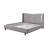 Melbourne Gray Chenille Bed