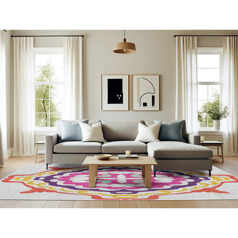 Tapis rose, Rectangle 6 pi x 9 pi