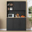 Armoire de 71 po de hauteur avec 3 tiroirs, armoire de rangement grande capacité-1151110167