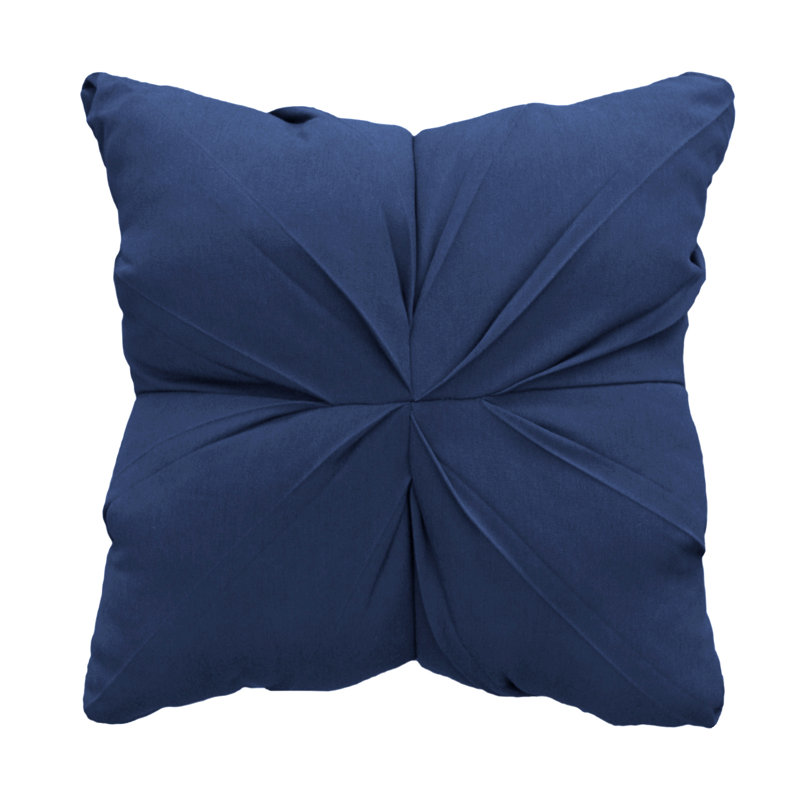 Sunbrella® Outdoor Throw Pillow, Spectrum Indigo Sunbrella® Plainweave