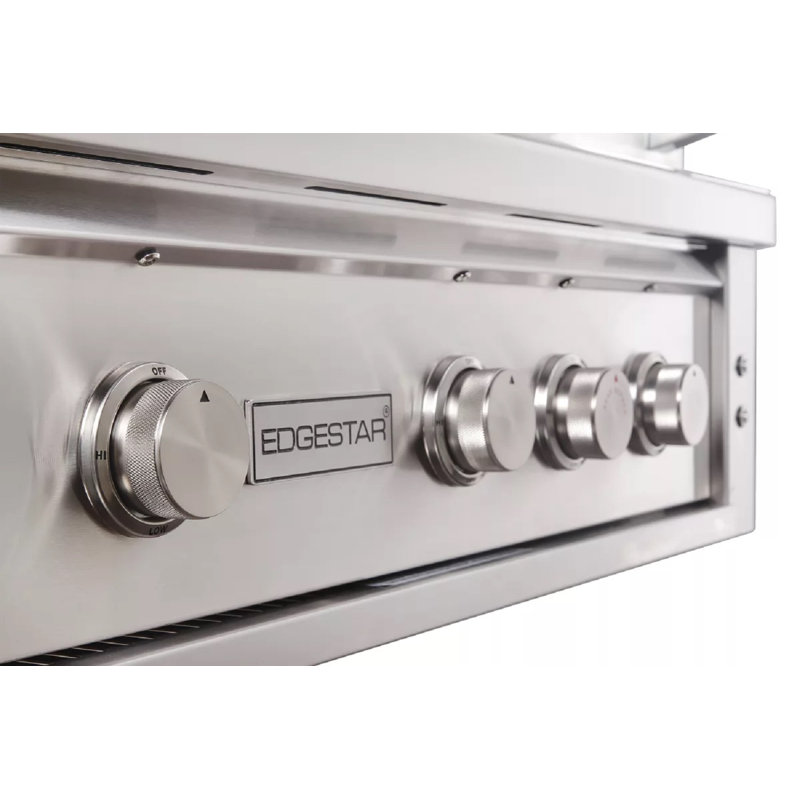 EdgeStar Outdoor Party 4 - Burner Built-In Infrared Gas Grill, Liquid Propane