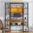 5 Tiers Large Bookshelf, 71.1" Tall Book Shelf With With Home Office Desk And Rgb Lights And Power Outlet, Large Ubly With Drawer & Storage Cabinet & 12 Storage Shelves, For Home Office Use,-668861490