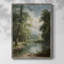 «Vintage Landscape CXCV III», reproduction encadrée - bois massif-2119605160
