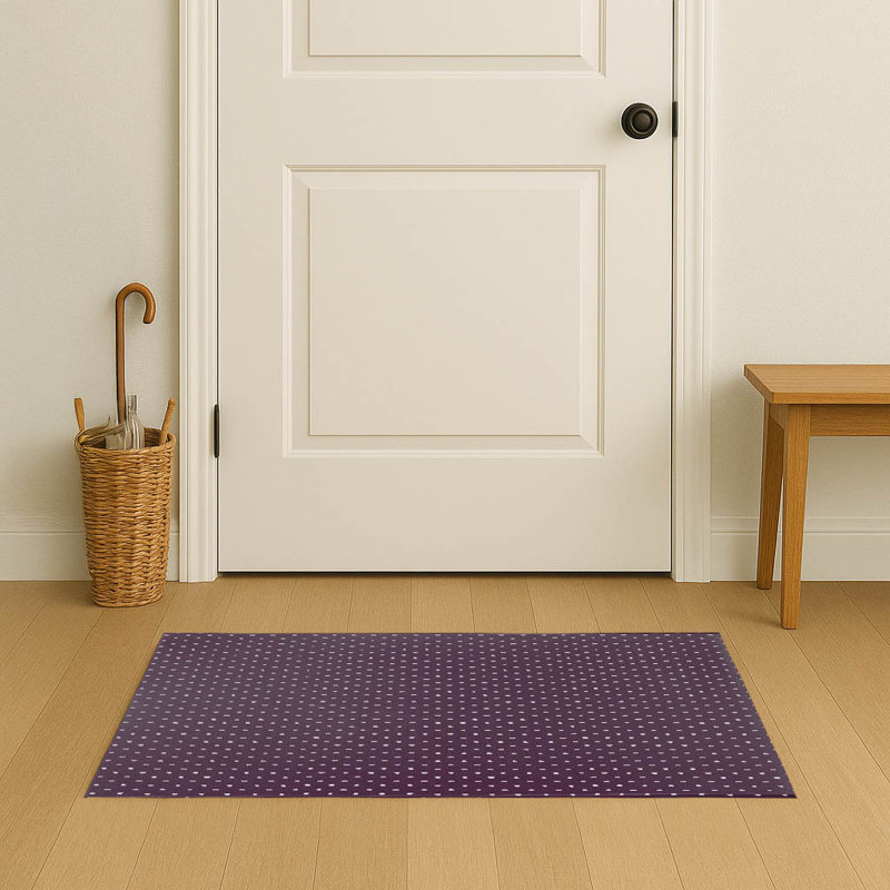 Paillasson Teeny, Aubergine, L 60 po x L 84 po