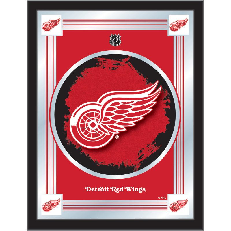 « logo mirror », impression encadrée NHL, Detroit Red Wings