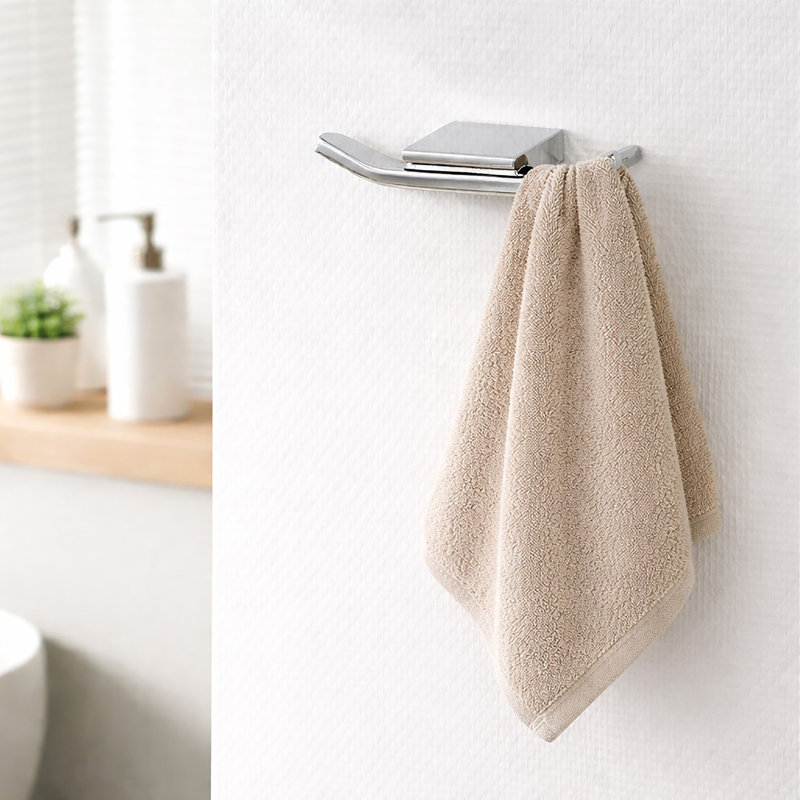 Wall Mounted Bath Towel Double Robe Hook