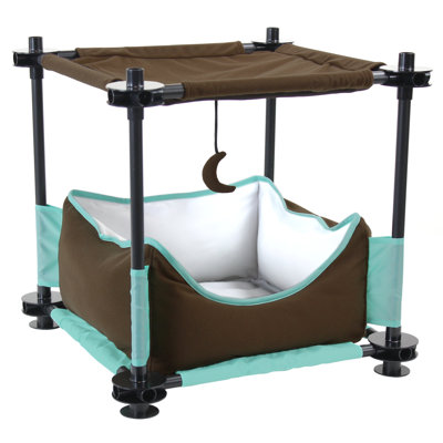 Alahbasri Fleece Elevated Pet Bed