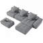 Canapé modulaire surdimensionné Modern-427678800