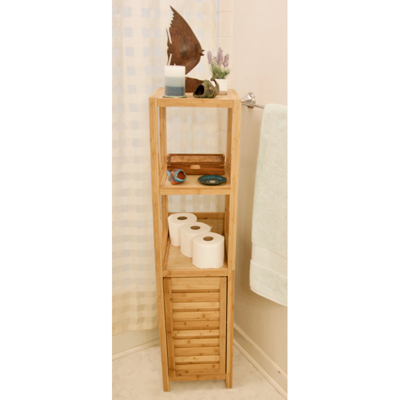 Mitch Solid Wood Linen Cabinet