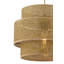 Lustre élégant en métal avec capuchon en tissu, beige | 11,8 po x 11,8 po x 10,6 po | Hauteur totale: 25,6 pouces | Douille E27, 60 W maximum | Certifié CE | Parfait pour l'éclairage du salon, de la salle à manger et du vestibule-1852311735