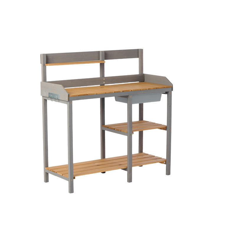 Banc de rempotage extérieur (inclure seulement la table)