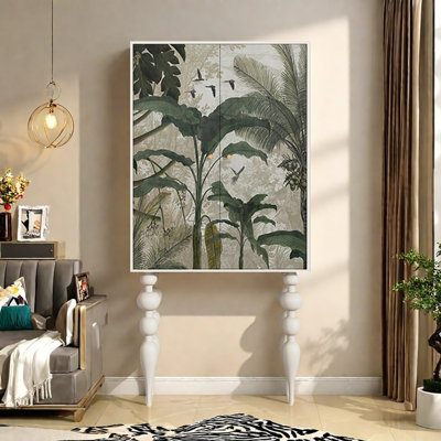 Armoire moderne minimaliste à deux portes